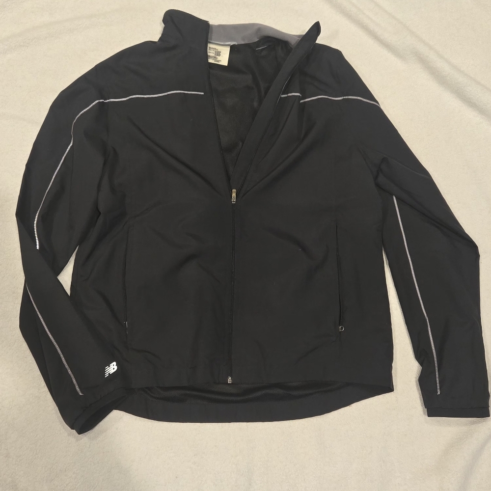 New Balance Womens Wind Breaker Zip Up Jacket Size Medium